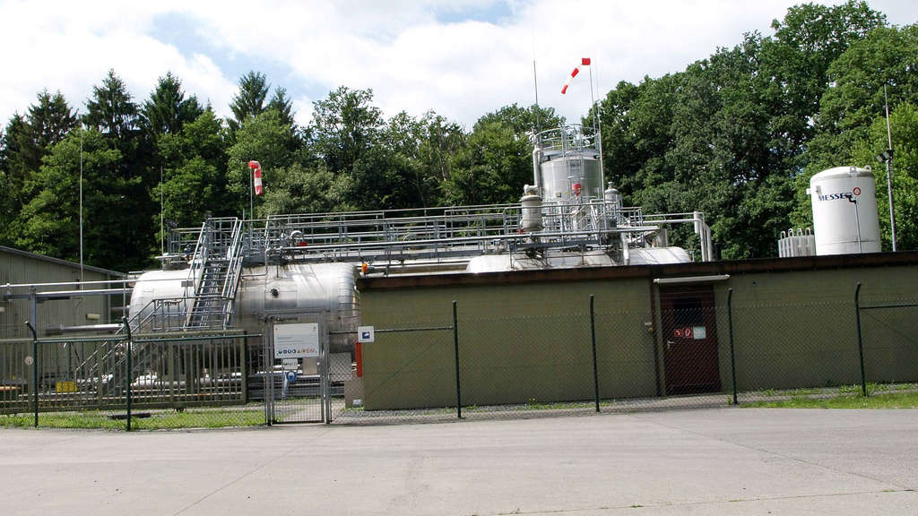Die Verpressanlage in Grapenm&uuml;hlen. Foto: Wieters